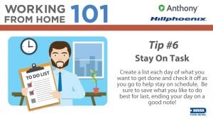 Working from home tip #6