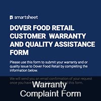 Warranty Complaint Form