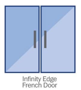 Clarity Door Infinity Edge French Door