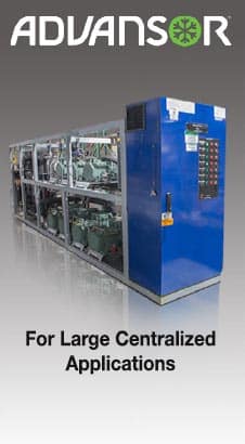 Advansor Refrigeration Systems for Large Centralized Applications