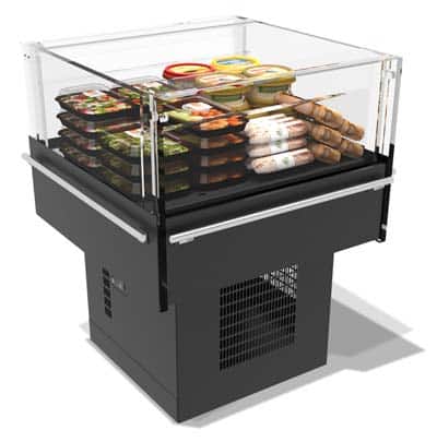 Hillphoenix MIDA 3′, 4′ and 8′ Self-Service, Self-Contained Mobile R290 Case for Retail