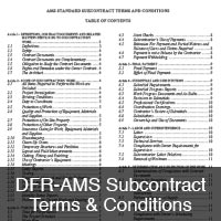 DFR-AMS Subcontract Terms and Conditions